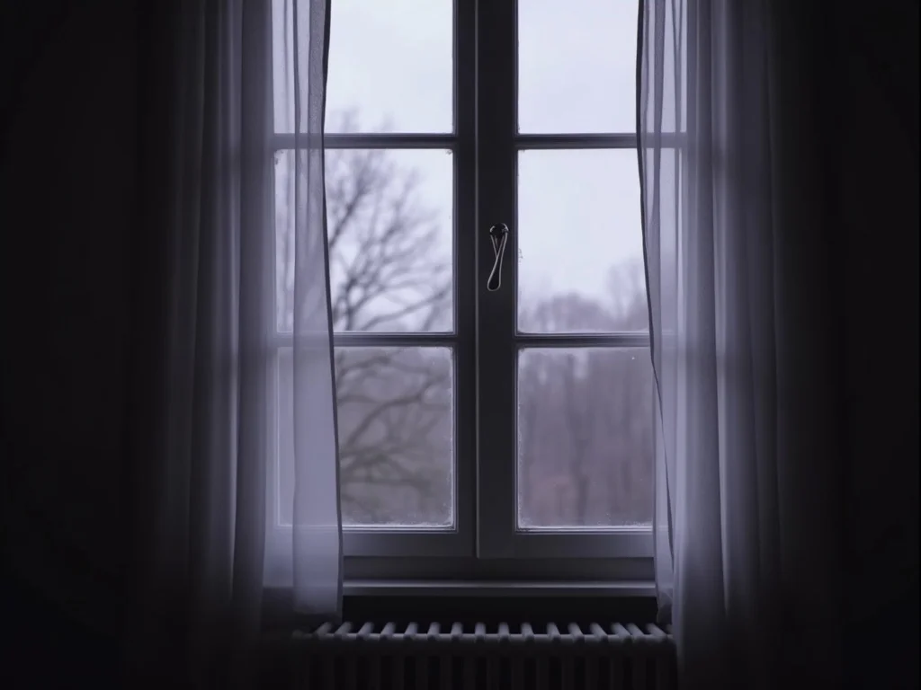 Quiet contemplative atmosphere representing grief timeline